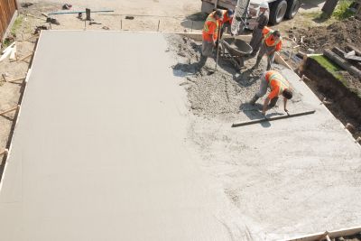 Garage Concrete Pouring