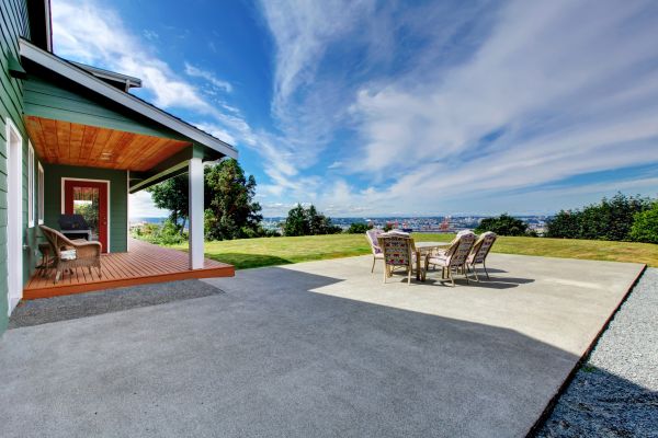 Concrete Patio Installation in Edmonds