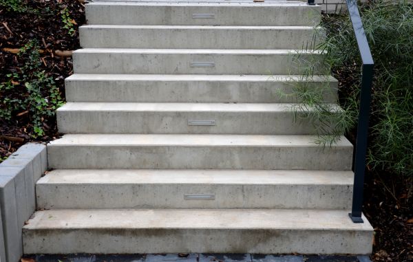 Poured Step Installation in Edmonds