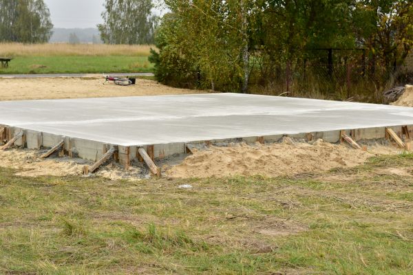 Slab Foundation Installation in Edmonds