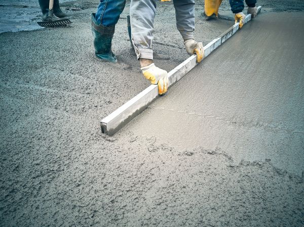 Cement Slab Installation in Edmonds