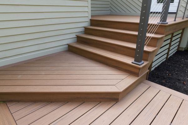 Patio Staircase Construction in Edmonds
