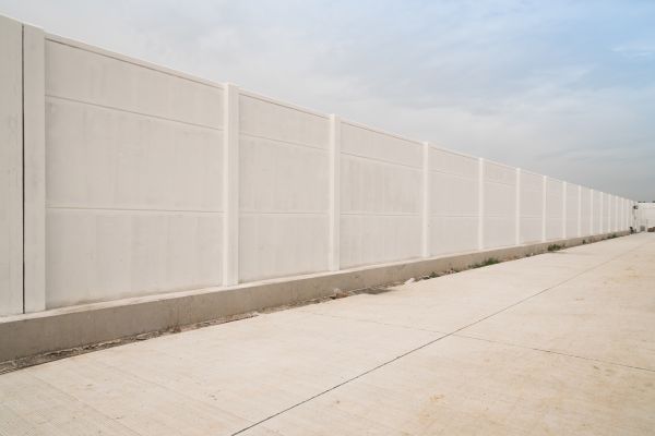 Concrete Fence Construction in Edmonds