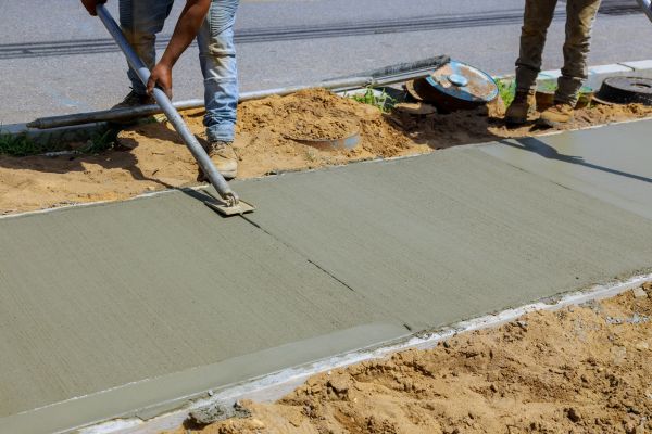 Cement Pathway Installation in Edmonds
