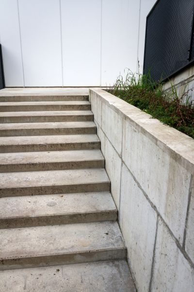 Cement Stair Installation in Edmonds