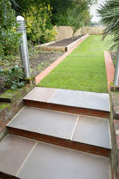 Backyard Steps Installation in Edmonds