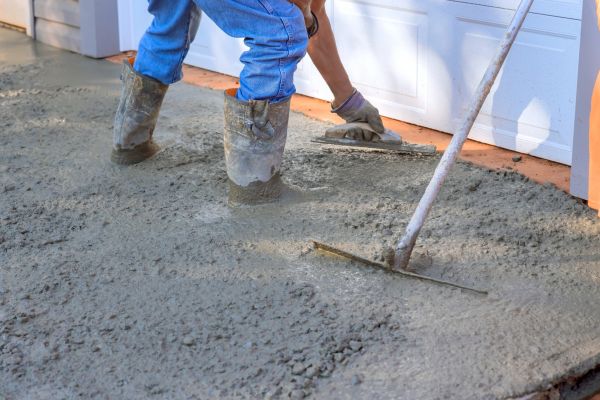 Driveway Slab Construction in Edmonds