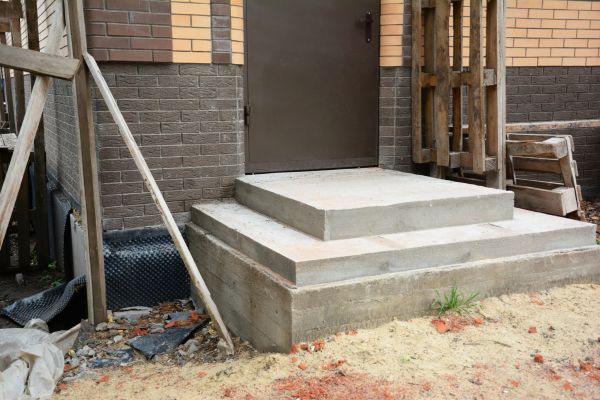 Cement Steps Construction in Edmonds